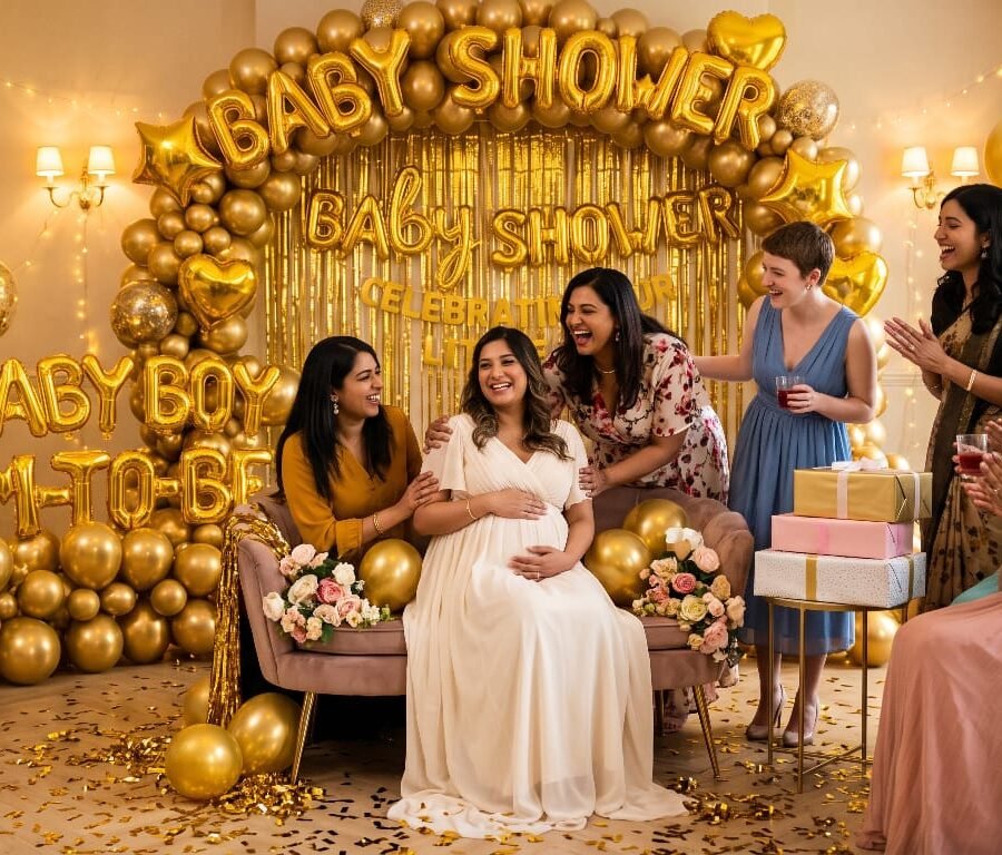 Baby Shower Gold