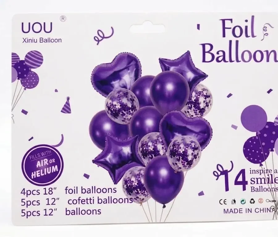 14pc pack Purple