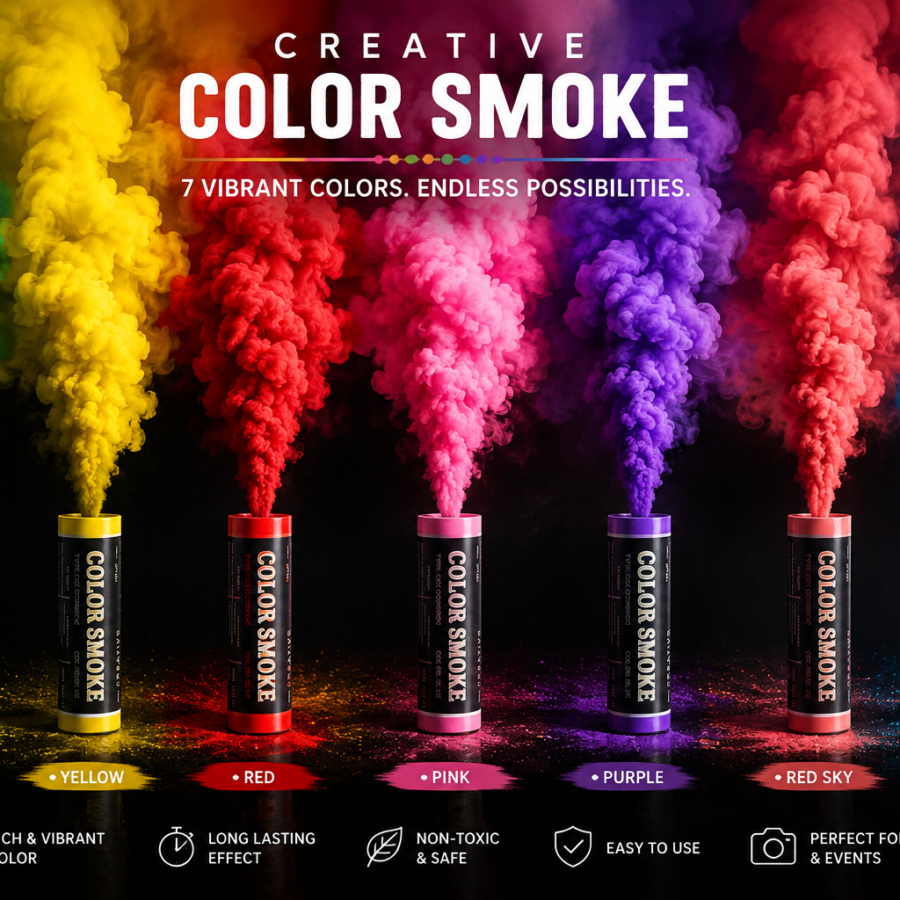 Colour smoke