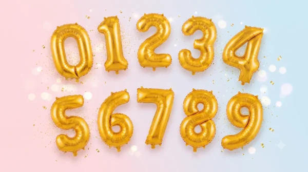 Foil Number Balloon