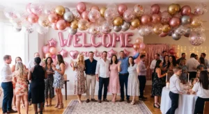 Welcome foil Pink