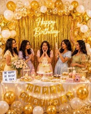 Glitter Foil Curtain