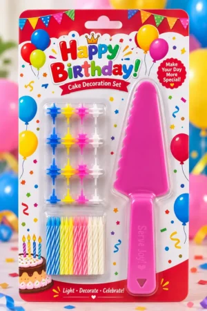 Birthday Candle  Knife Set