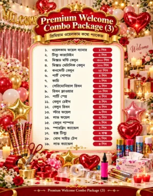 Welcome pkg 3 list