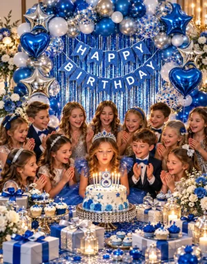 blue celebration